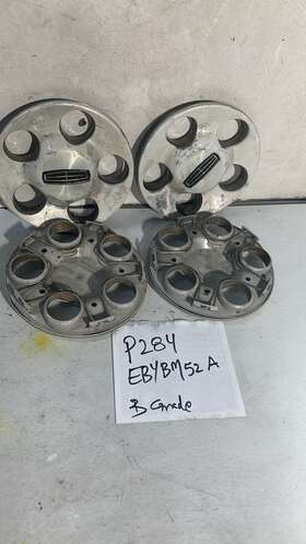 3w43-1a096-ca Lincoln P284 2001-04 Ls Machined Alloy Wheel Center Cap Set 4 B Grade