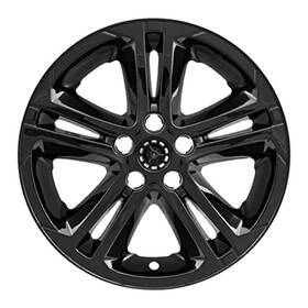 Iwcimp412blkn Lkq Corporation Coast To 16 In 5 Double Spoke Gloss Painted Wheel Cover Set Black 4 Pack