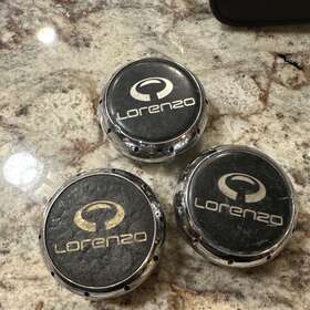 F111k80-112-c Lorenzo Center Cap # Chrome Wheels X3 Read