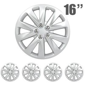 12533706 Luxfinepart 4pcs 16 Inch Front Rear Wheel Covers For R16 Tire Snap On Full Hub Caps