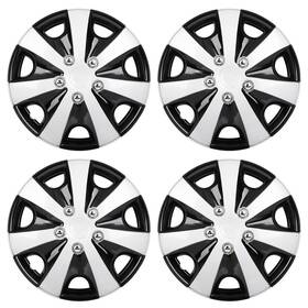 12533723 Luxfinepart 4pc 15 Inch Front Rear Wheel Hub Caps For R15 Covers Snap On Car Truck Suv