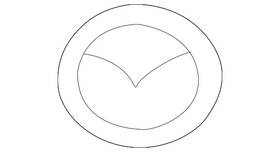 B21t-37-190 Mazda Genuine Center Cap