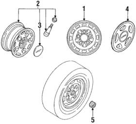 Lb41-37-170 Mazda Genuine Wheel Cover