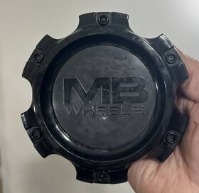 Cap5372-51397 Mb One Wheels Custom Alloy Wheel Black Center Cap
