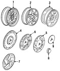 Mb540010 Mitsubishi Genuine Eclipse Wheel