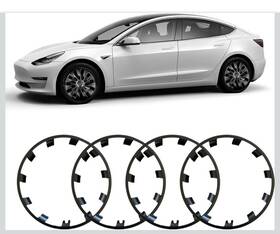 B0d3381yj9 Mdee Model Y All-in-one Wheel Rim Protector For Tesla 21ftft Uberturbine 4 Pcs