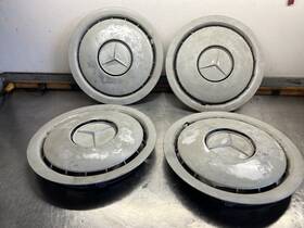 1244010424 Mercedes 4pcs Genuine 15 Inch Steel Wheel Silver Hubcap W124 W201