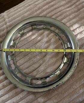 A1114010024 Mercedes W110 W111 13 Inch Rim Trim Ring Wheel Cover Chrome 24