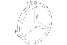 000-400-64-00-7756 Mercedes-benz Genuine Center Cap