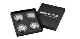 0004003100 Mercedes-benz New Genuine Heritage Wheel Center Hub Cap Set Affalterbach Amg Oe