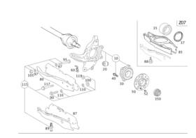 221-352-04-88 Mercedes-benz Genuine Trim