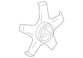 40024009283 Mercedes-benz Genuine Center Cap