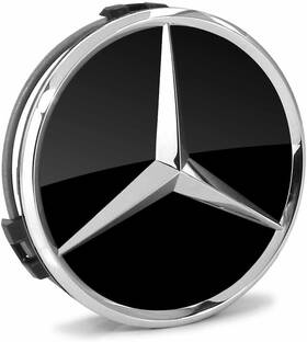 6-6-47-0200 Mercedes Benz 66470200 Genuine - Hub Cap Trim Black Regular