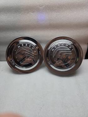 20952 Mercury 2 2004-08 Grand Marquis Chrome Wheel Center Caps See Description