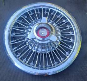 C5my1130e Mercury 15 Inch Hubcap 1 Oem 1966 Used Spinner Spoke Type H#978 P#c5my1130e Driver