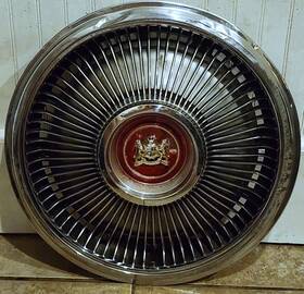 D3my-1130-c Mercury 1 Oem 1973-1977 Marquis Brougham 15 Inch Turbine Hubcap Wheel Cover #0c