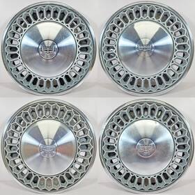 D4wy1130c Mercury 1974-1976 Cougar # 719 14 Inch Hubcaps / Wheel Covers Used Set/4
