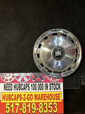 E1my1130f Mercury 1975-89 Grand Marquis Stainless 1 Oem Full Used Hubcap 15 Inch #e1my1130f