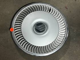 E64c-1000-cb Mercury Oem 1986-1990 Salve Topaz Silver 15 Inch Hubcap Wheel Cover