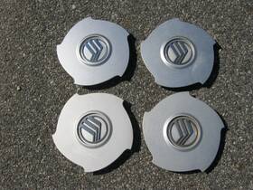 F3xa-1a065aa Mercury 1993 To 1997 Villager Alloy Wheel Center Caps Hubcaps