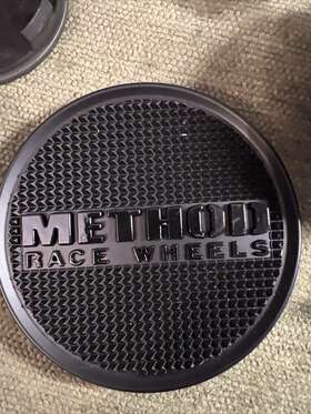 St1803-06 Method T608k107 Race Wheels Custom Wheel Center Cap Flat Black