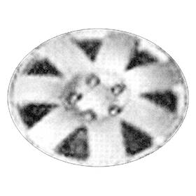 570-57571 Mitsubishi 196743143378 Oe 16 Inch Silver Wheel Cover Fits2003-2006 Outlander