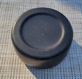 65666 Mitsubishi #65666 Black Steel Center Cap 1 Fits 14 Inch Wheels D50 And Trucks 87-95