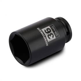 Mt028 Mixpower 1/2 Inch Drive Deep Impact Socket Cr-mo 36 Mm Metric 6 Point 36mm