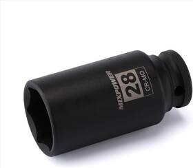 Mt197 Mixpower 1/2-inch Drive Deep Impact Socket - 28mm Metric Cr-mo