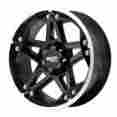 Mo96078080300 Mo960 Moto Metal New Set 4 Black 17x8 Alloy Wheels Silverado 2500 3500 07-10 560-5298