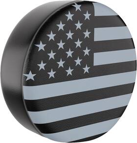Qb-401 Moonet Spare Tire Cover For Tag 14 Diameter 24-26 Inch Black-grey