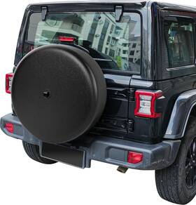 70r17 Moonet Qb242 33 Inch Tire Cover With Camera Hole For Fits 285/70r17 Black