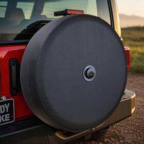Qb464 Moonet 35 Inch Soft Black Tire Cover - Wildtrak Everglades All Upgraded