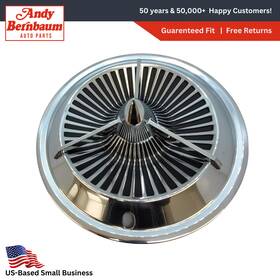 2207483 Mopar 1961 Dodge Lancer Dart Polara 14 Inch Chrome Spinner Wheel Cover Hub Cap Nos