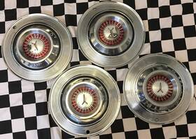 2409835 Mopar 1964 Plymouth Satellite Fury Wheel Hub Caps Oem Set Of 4