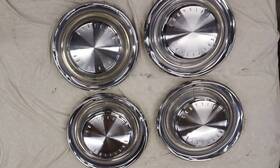 73cn1-1a1 Mopar 2881770 4-15 Inch Hubcaps For 1972-1973 Chrysler Imperial New Yorker