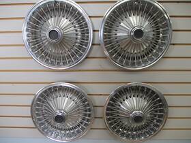 570-371 Mopar 1970-76 Dodge Plymouth Wire Wheel Covers Hubcap Oem Set 371