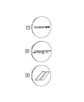 6cz27malaa Mopar Genuine Wheel Center Cap