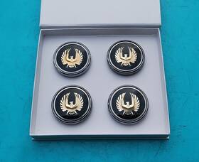 2409670 Mopar Imperial 1964 Wheel Cover Eagle Medallion Emblem Hubcap Spinner Set Of 4