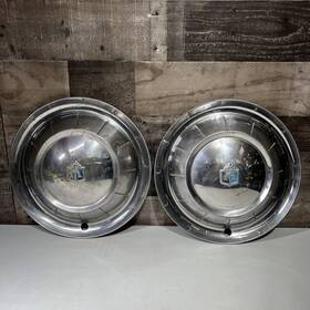 Ph-54-wc Mopar Pair Plymouth 1954 Hubcaps Oem 15 Inch Wheel Covers Hub Cap 1950 S