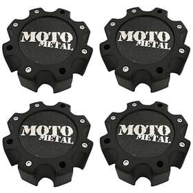 845l172s2 Moto Metal Set Of 4 Matte Black Center Cap Bolt On 8 Lug For Mo957 Wheel 845l172