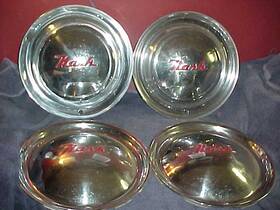 Nash 3131425 Rambler 1952-1955 Statesman Ambassador 15 Inch Hubcaps Wheel Covers Set
