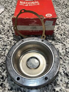 Hu-036-a National Wheel Oil Bath Hub Cap - 6.875 Inch Od X 5.875 Bolt Cir 6 Bolts