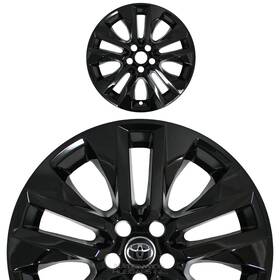75244 Nationwide Hubcaps Inc 1 Single 2019-2025 Toyota Rav4 Limited Xle Black 19 Inch Wheel Skins Hub Caps Covers