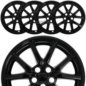 Imp-527blk Nationwide Hubcaps Inc 4 Fits Tesla Model 3 2017-2023 Black 18 Inch Wheel Skins Rim Covers Hub Caps