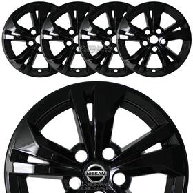 Imp487blk Nationwide Hubcaps Inc 4 Fit Nissan Sentra Sv 20202023 Black 16 Wheel Skins Hub Caps Alloy Rim G1n