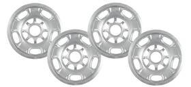 Imp84x Nationwide Hubcaps Inc 4 New Gmc Sierra 2500 3500 Hd 17 Inch 8 Lug Chrome Wheel Skins Rim Covers Hub Caps