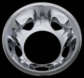 N3290r Nationwide Hubcaps Inc 1 Rear 2011-2024 Silverado 3500 Chrome 17 Inch Dually Rim Wheel Simulators Liners