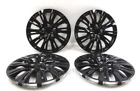 Iwc103716blk New Cci 16inch Wheel Hub Cap Covers Black Set Of 4 For Camry 2012-2014