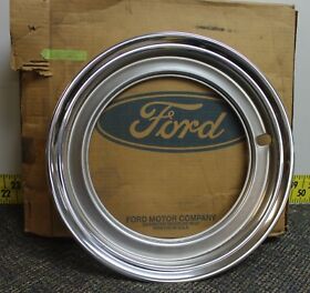 F3tz-1210-a New Oem Ford Beauty Wheel Trim Ring 1990-91 Econoline E-250 253.5